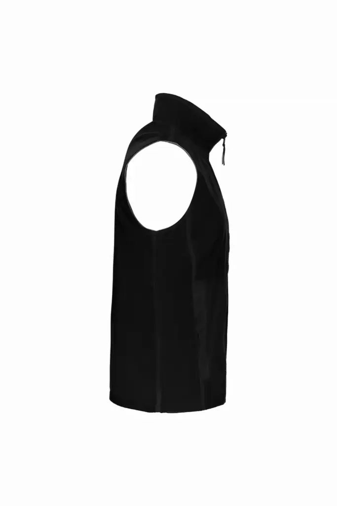 Met fleece gevoerde bodywarmer unisex, black / grey — productfoto 5