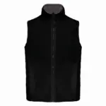 Met fleece gevoerde bodywarmer unisex, black / grey — productfoto 6