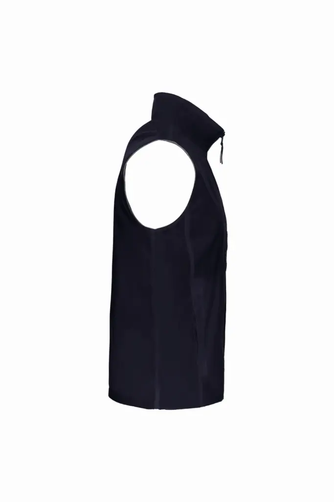 Met fleece gevoerde bodywarmer unisex, navy / grey — productfoto 7
