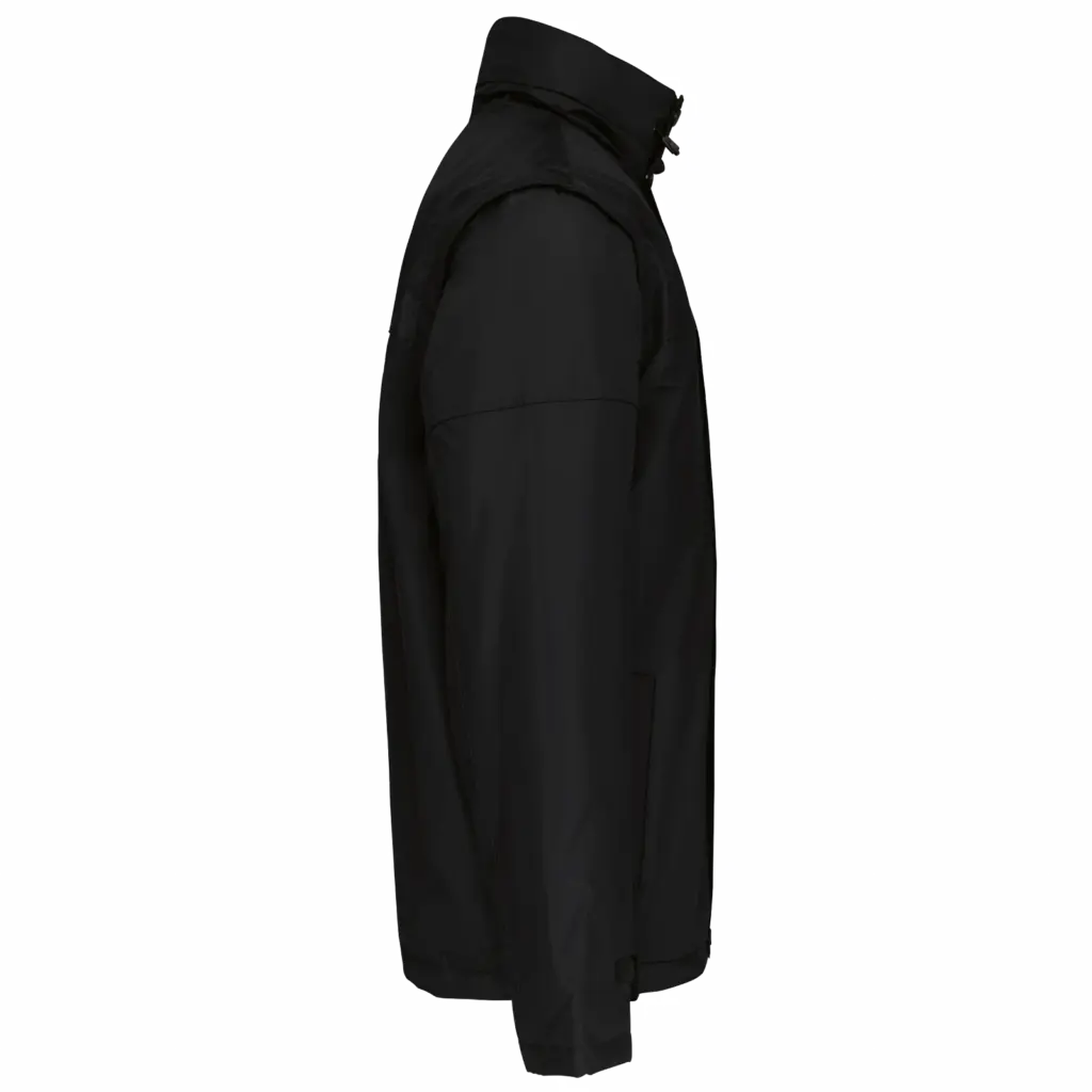 Jack met afneembare mouwen heren, black — productfoto 5