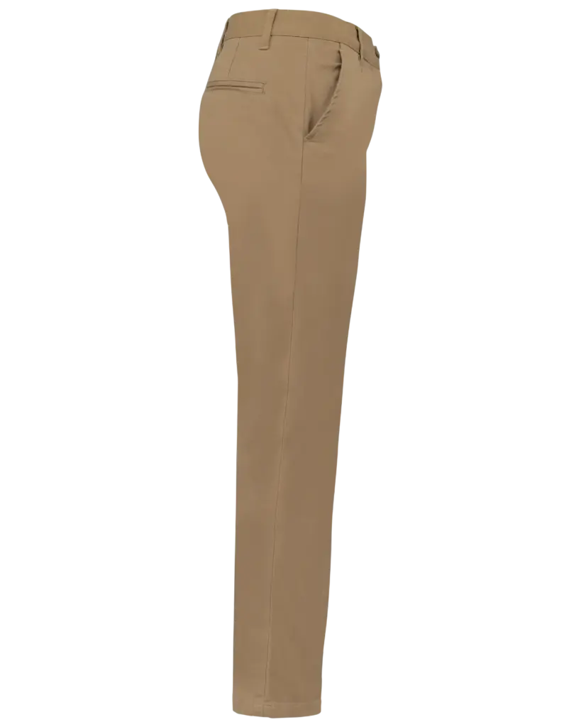 Chinobroek voor meisjes, camel — productfoto 5