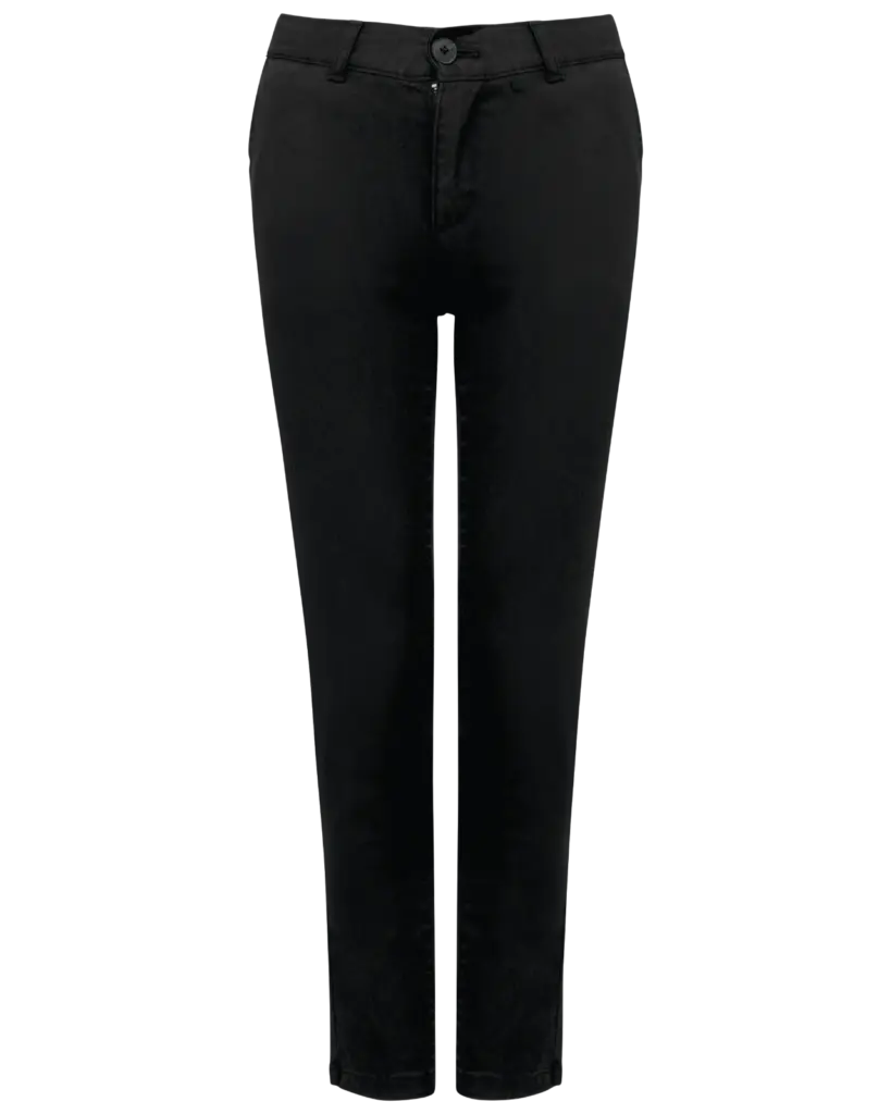 Chinobroek voor meisjes, dark grey — productfoto 7