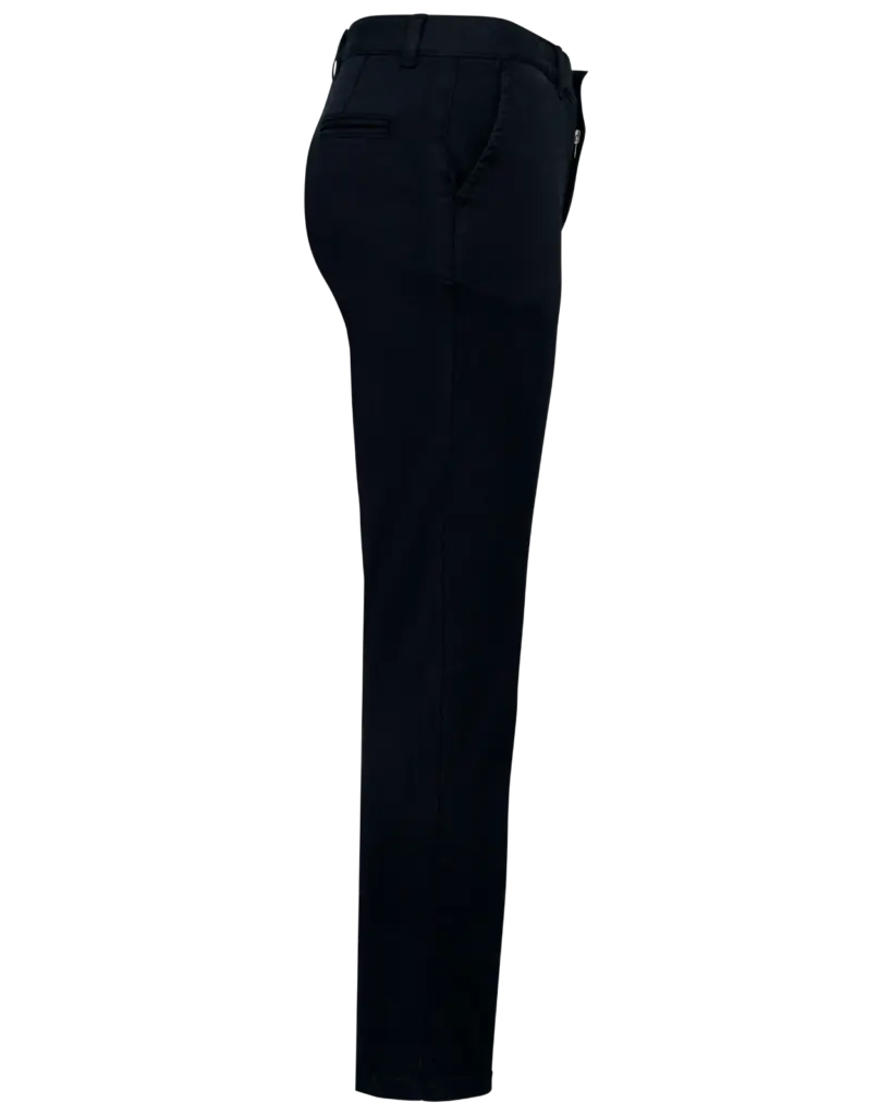 Chinobroek voor meisjes, dark navy — productfoto 7