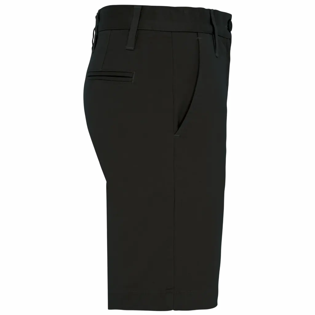 Chinobermuda voor meisjes, dark grey — productfoto 3