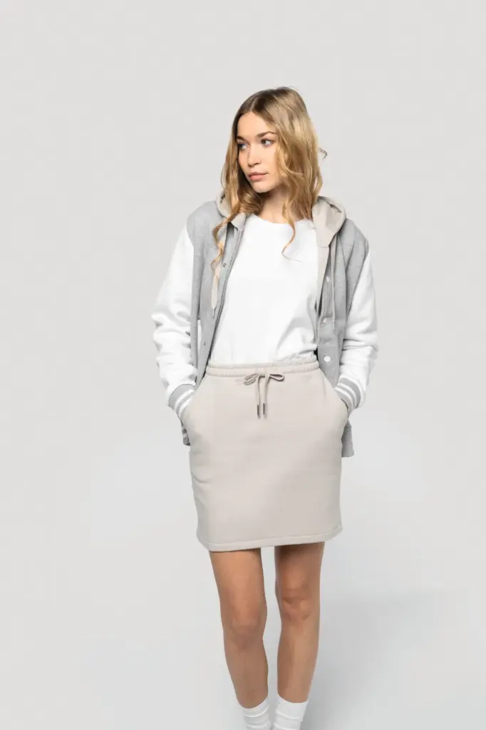 K7020-3_2025 - Hidalgo-werbeartikel Ecologische dames fleece rok — productfoto 3