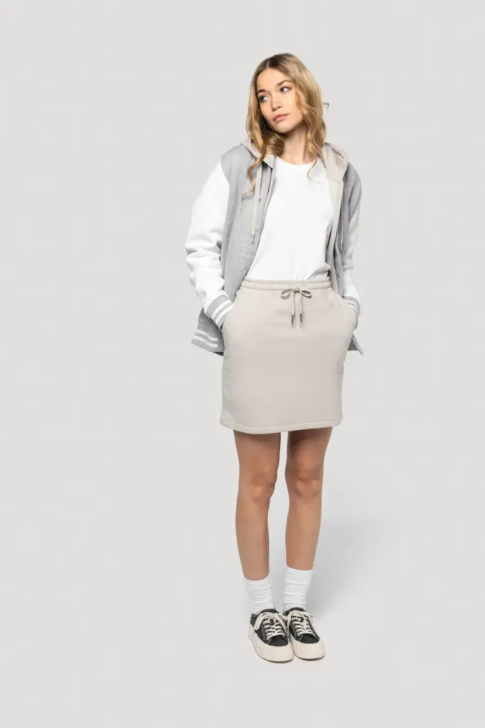 K7020-6_2025 - Hidalgo-werbeartikel Ecologische dames fleece rok — productfoto 4