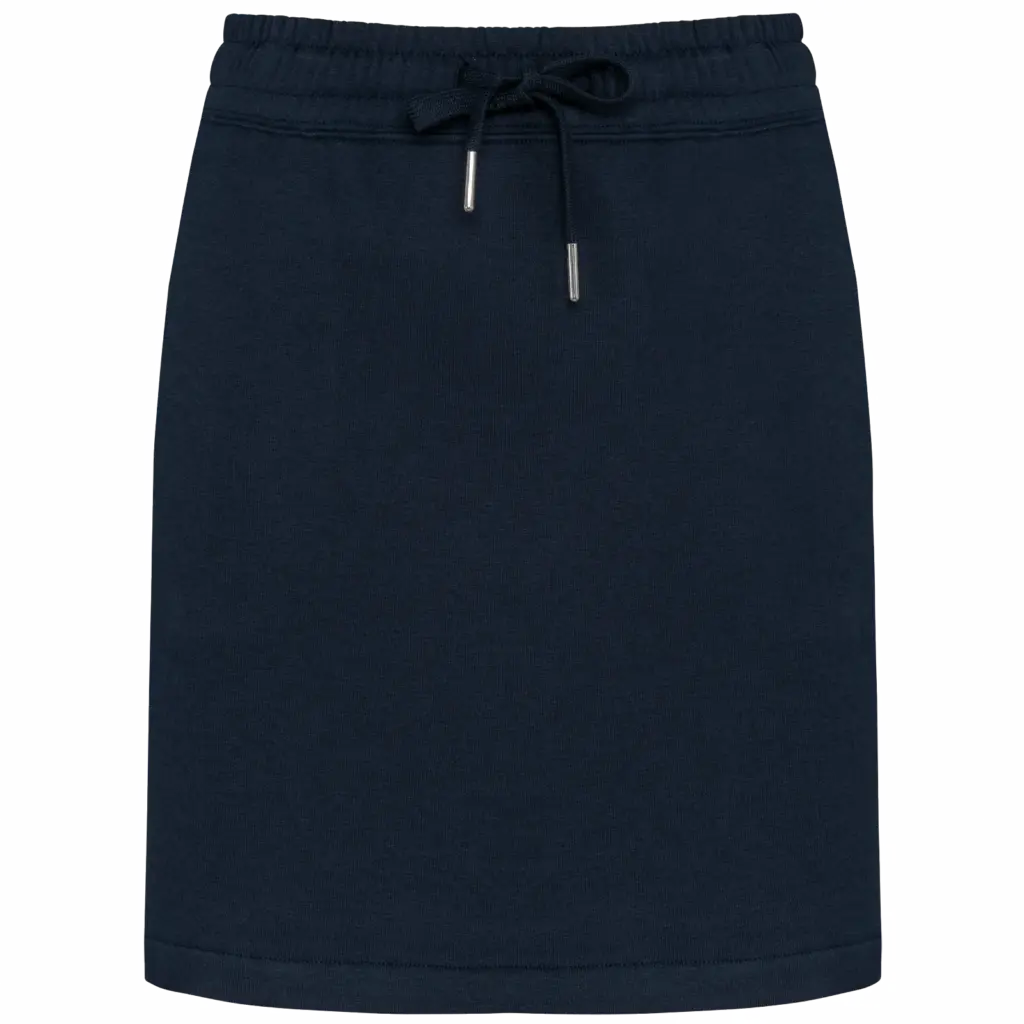Ecologische dames fleece rok, navy — productfoto 8