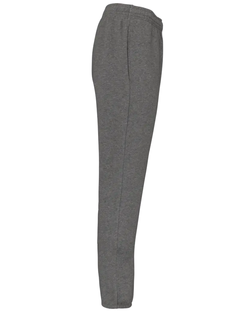 PS_K7025-S_GREYHEATHER - Hidalgo-werbeartikel Ecologische fleece joggingbroek voor heren, grey heather — productfoto 7
