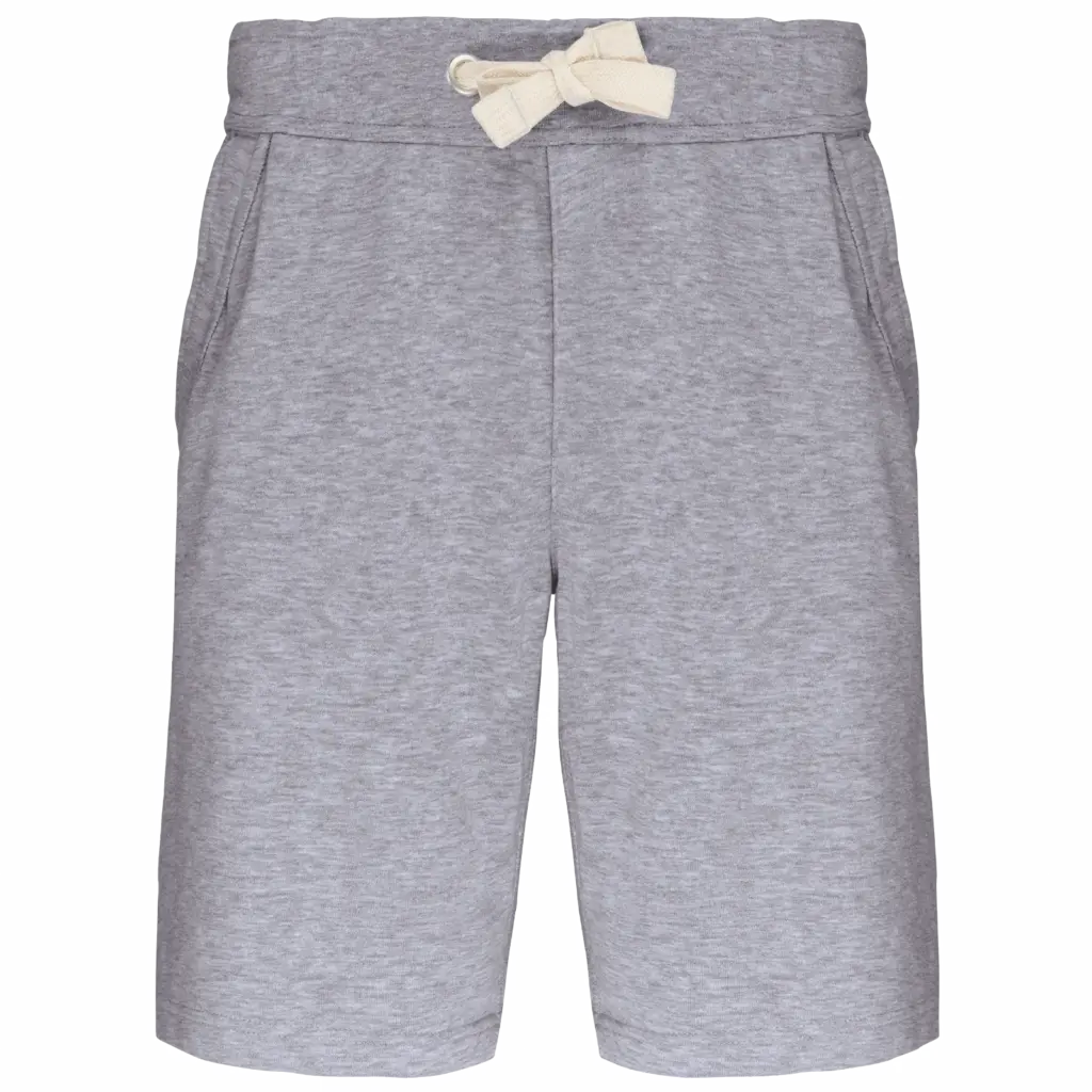 PS_K710_OXFORDGREY - Hidalgo Bermuda short French terry, oxford grey — productfoto 7