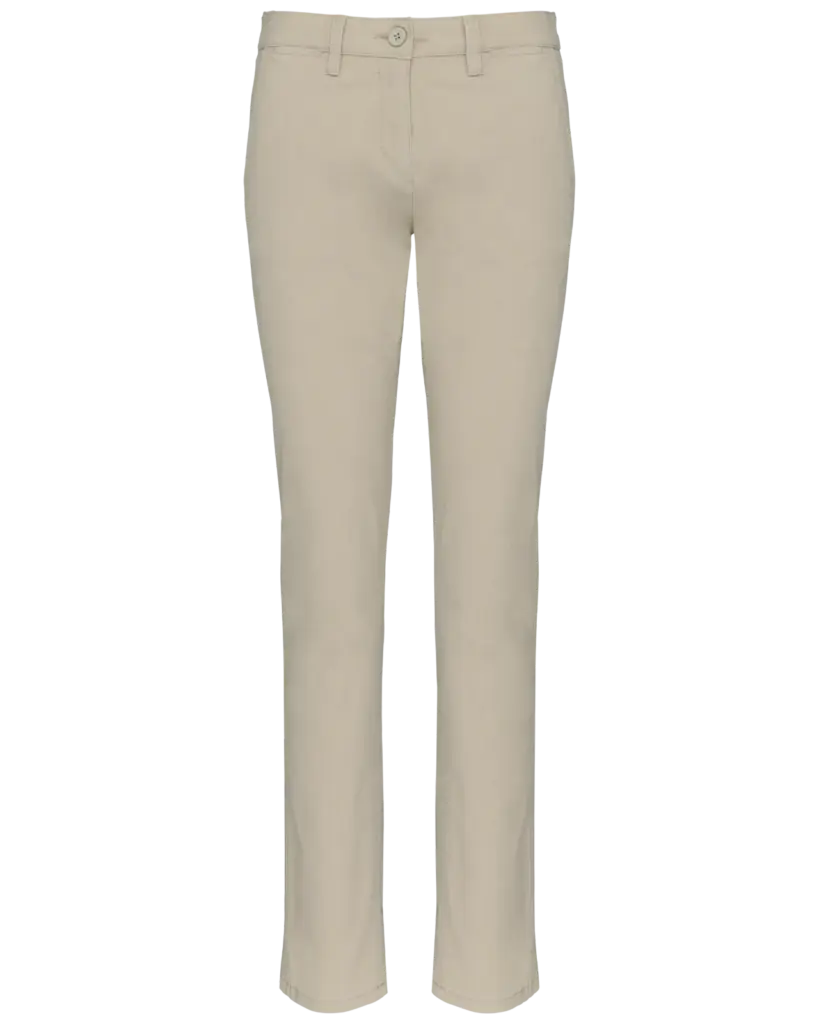 Dameschinobroek, beige — productfoto 6