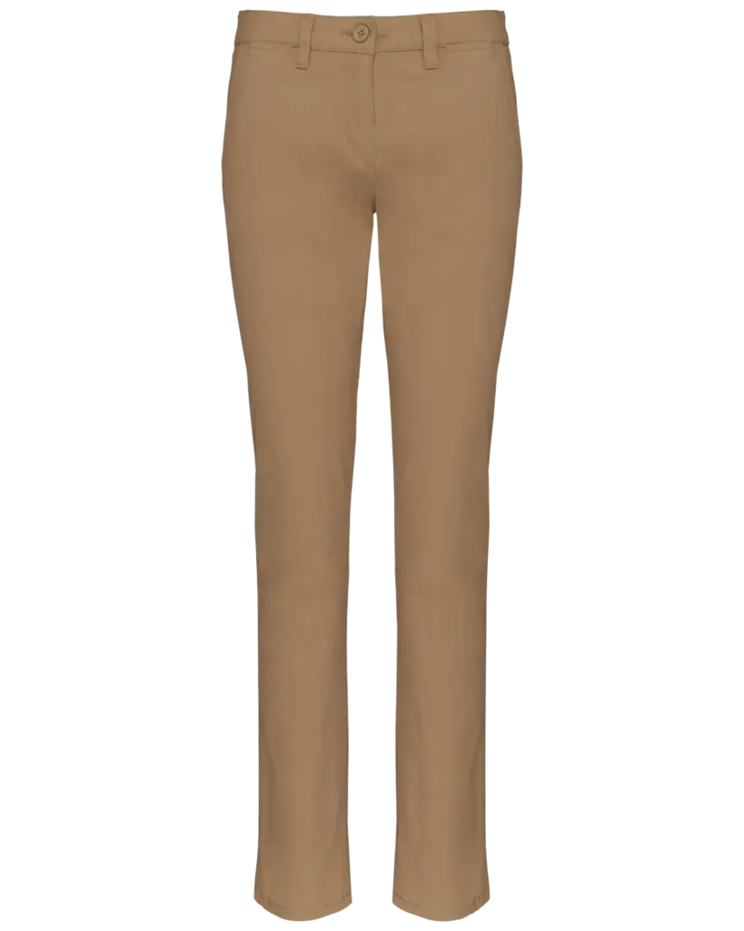 Dameschinobroek, camel — productfoto 8