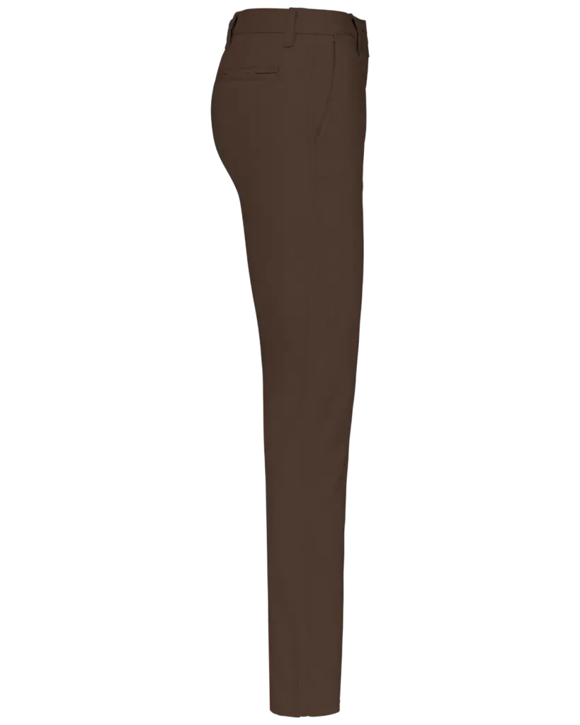 PS_K741-S_CHOCOLATE - Hidalgo-werbeartikel Dameschinobroek, chocolate — productfoto 8