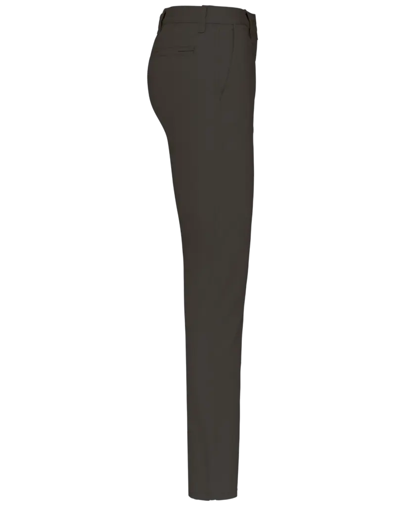 PS_K741-S_DARKGREY - Hidalgo-werbeartikel Dameschinobroek, dark grey — productfoto 9