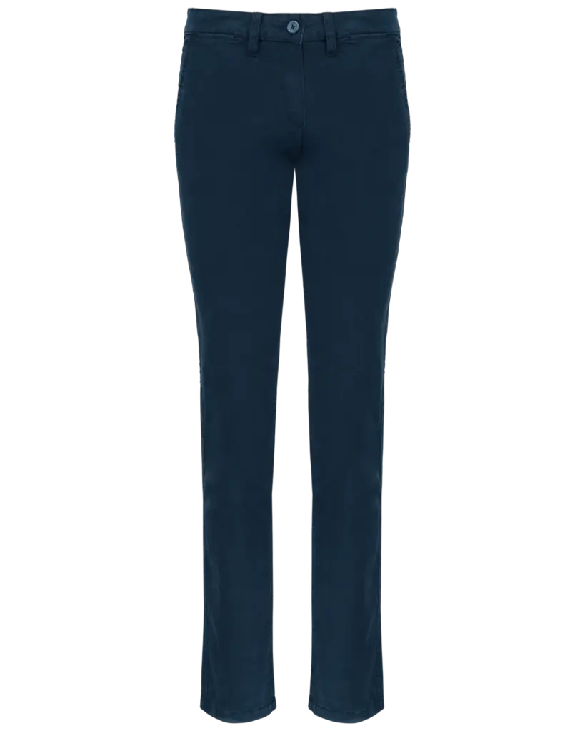 Dameschinobroek, dark navy — productfoto 11