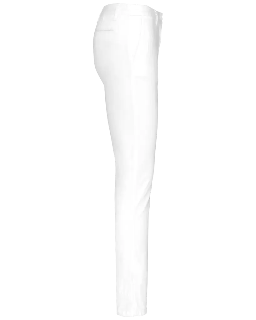 PS_K741-S_WHITE - Hidalgo-werbeartikel Dameschinobroek, white — productfoto 16