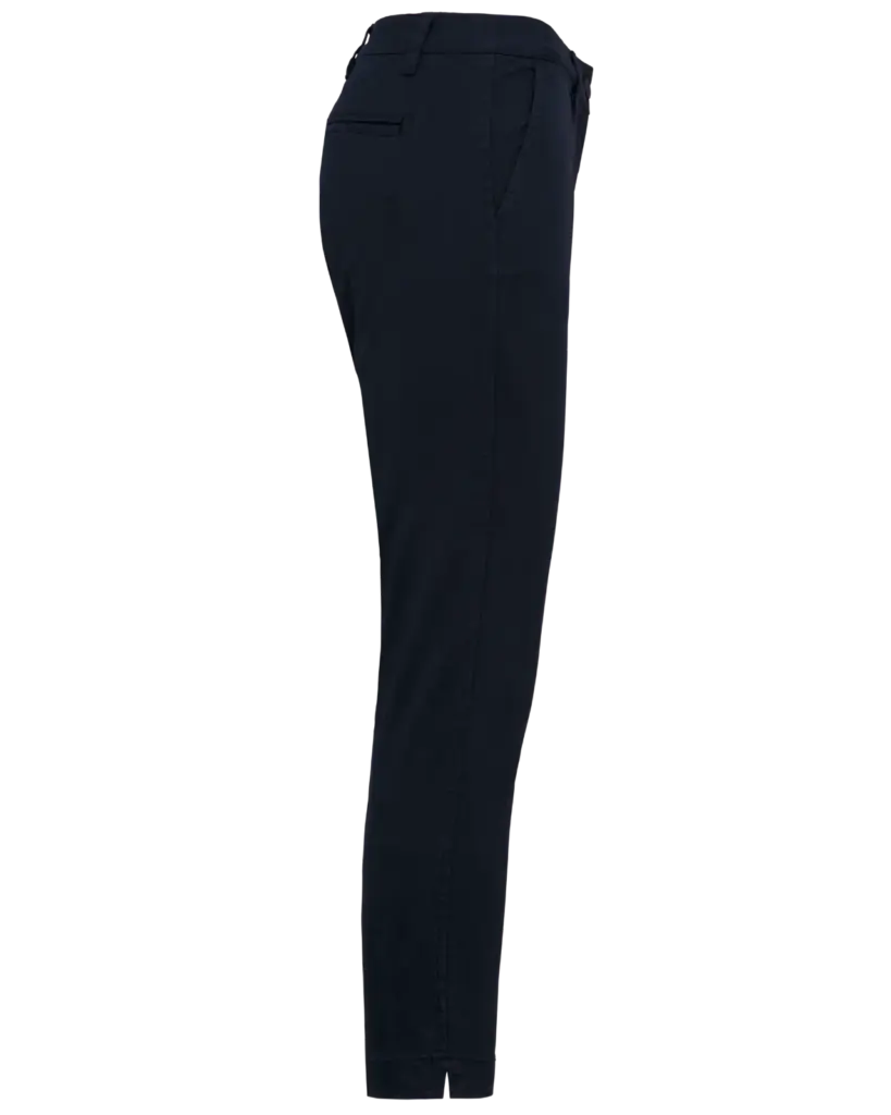 PS_K749-S_DARKNAVY - Hidalgo-werbeartikel Enkelhoge broek voor dames, dark navy — productfoto 2