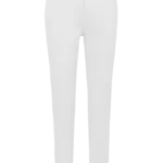Enkelhoge broek voor dames, white — productfoto 4