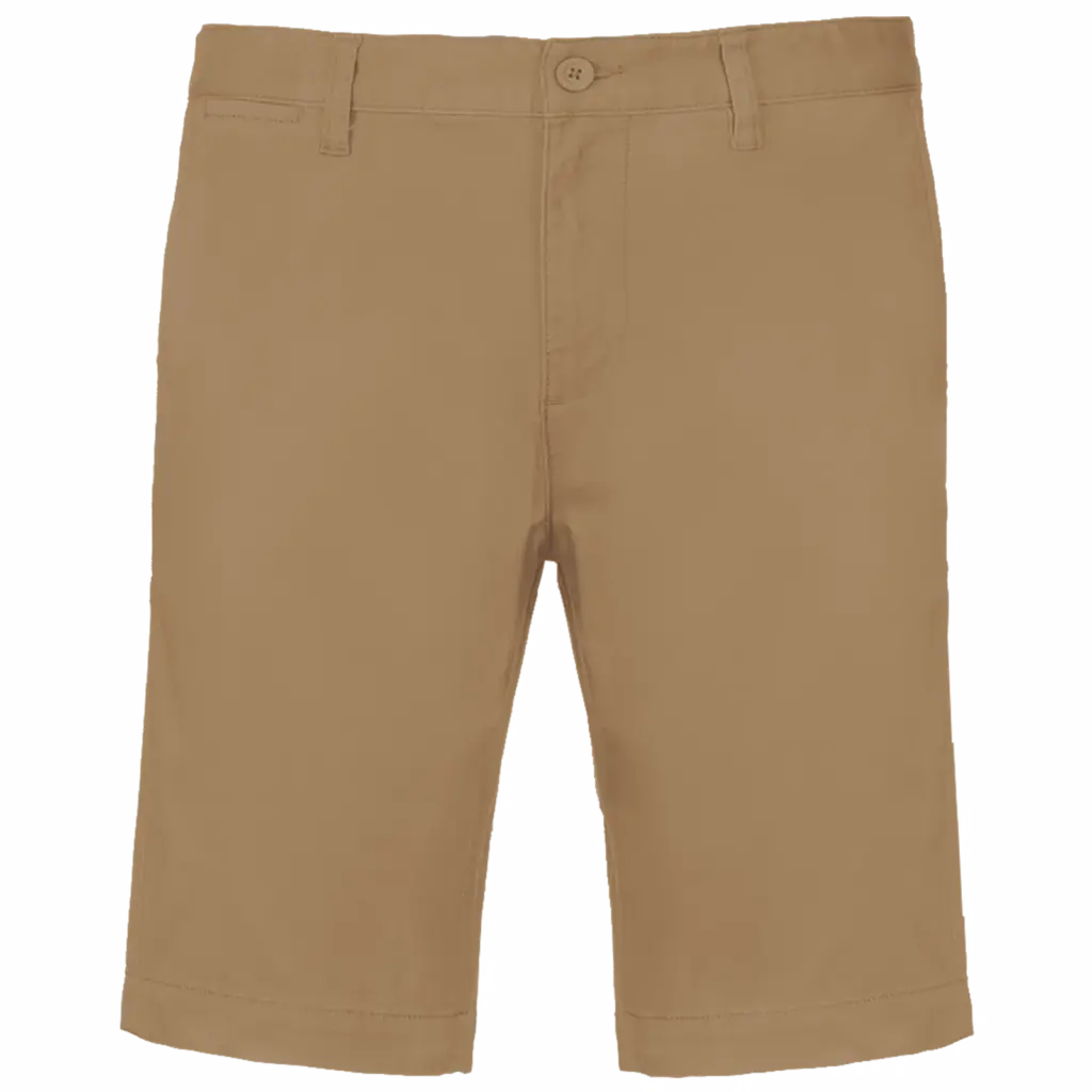 Heren chino bermudashorts, camel — productfoto 8