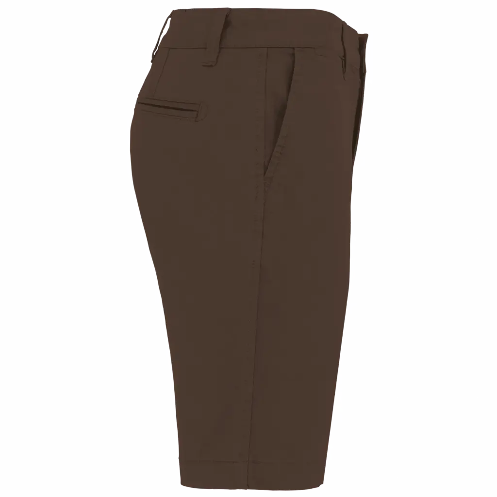 Heren chino bermudashorts, chocolate — productfoto 8