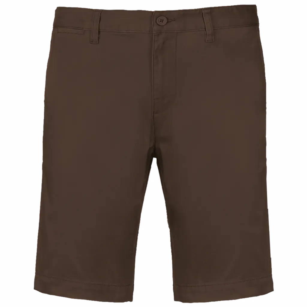 Heren chino bermudashorts, chocolate — productfoto 9