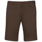 Heren chino bermudashorts, chocolate — productfoto 9