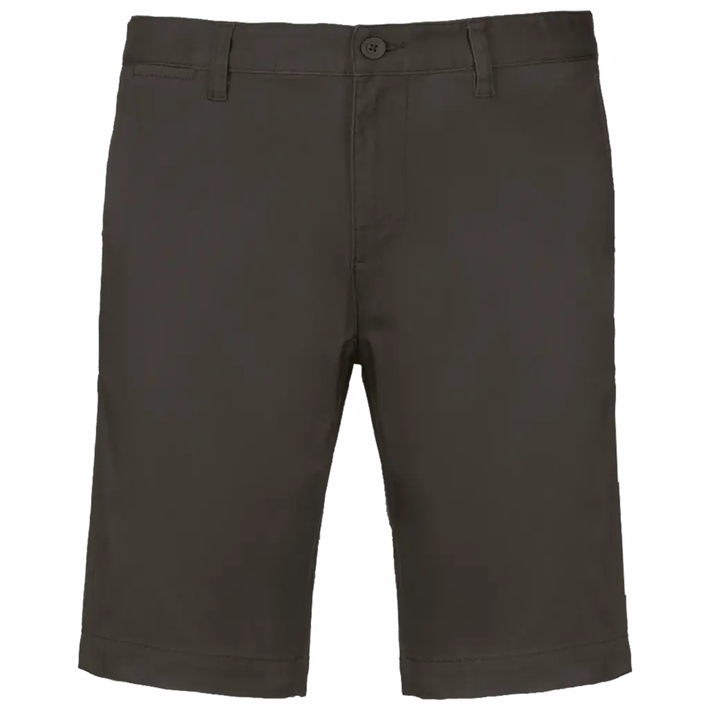Heren chino bermudashorts, dark grey — productfoto 10