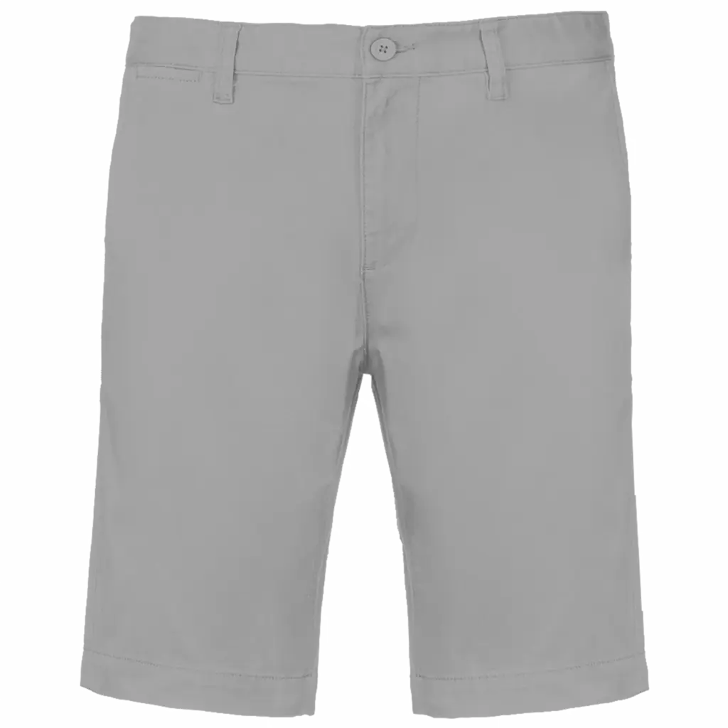 Heren chino bermudashorts, fine grey — productfoto 13