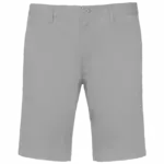 Heren chino bermudashorts, fine grey — productfoto 13