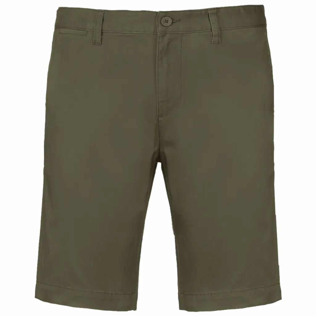 Heren chino bermudashorts, light khaki — productfoto 15