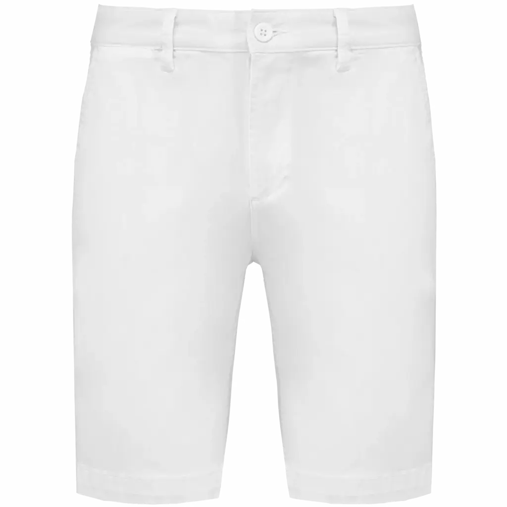 Heren chino bermudashorts, white — productfoto 17