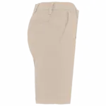 Dames chino bermudashorts, beige — productfoto 5