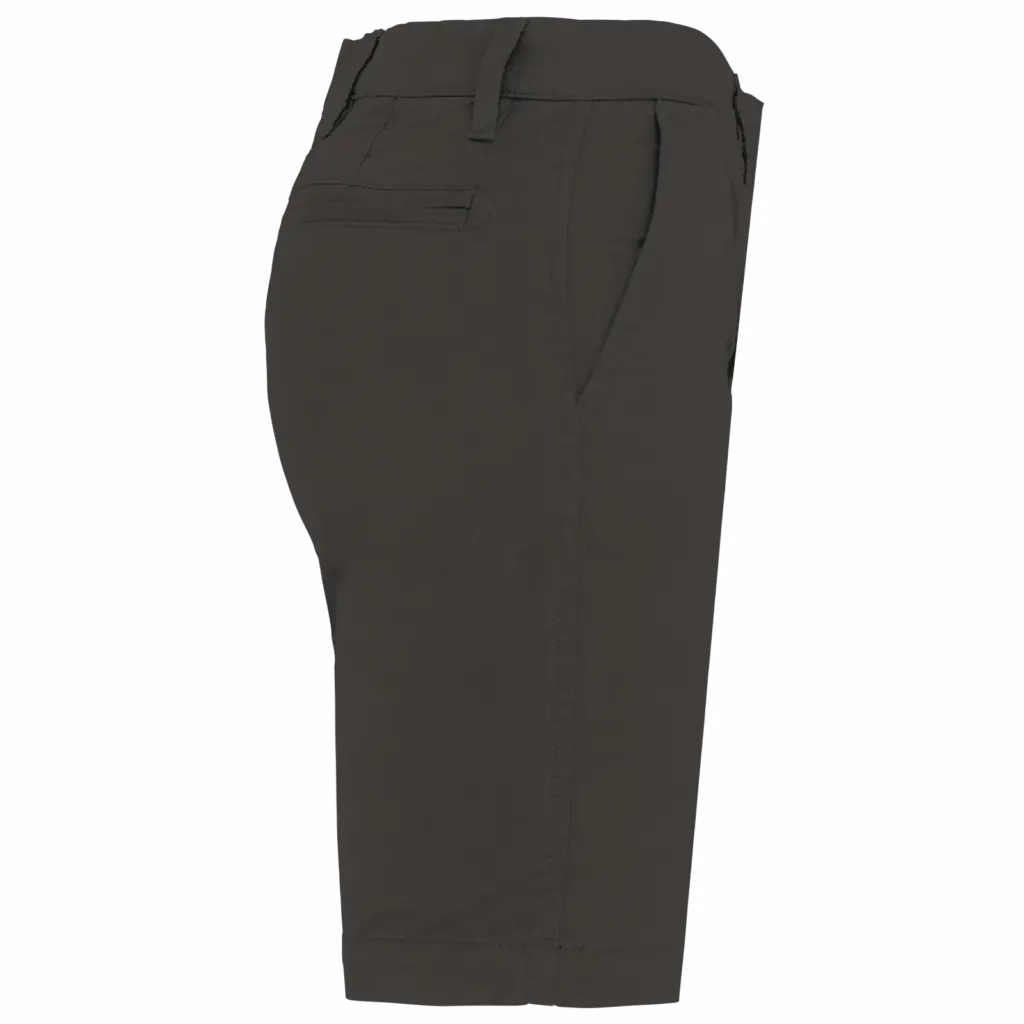 Dames chino bermudashorts, dark grey — productfoto 9