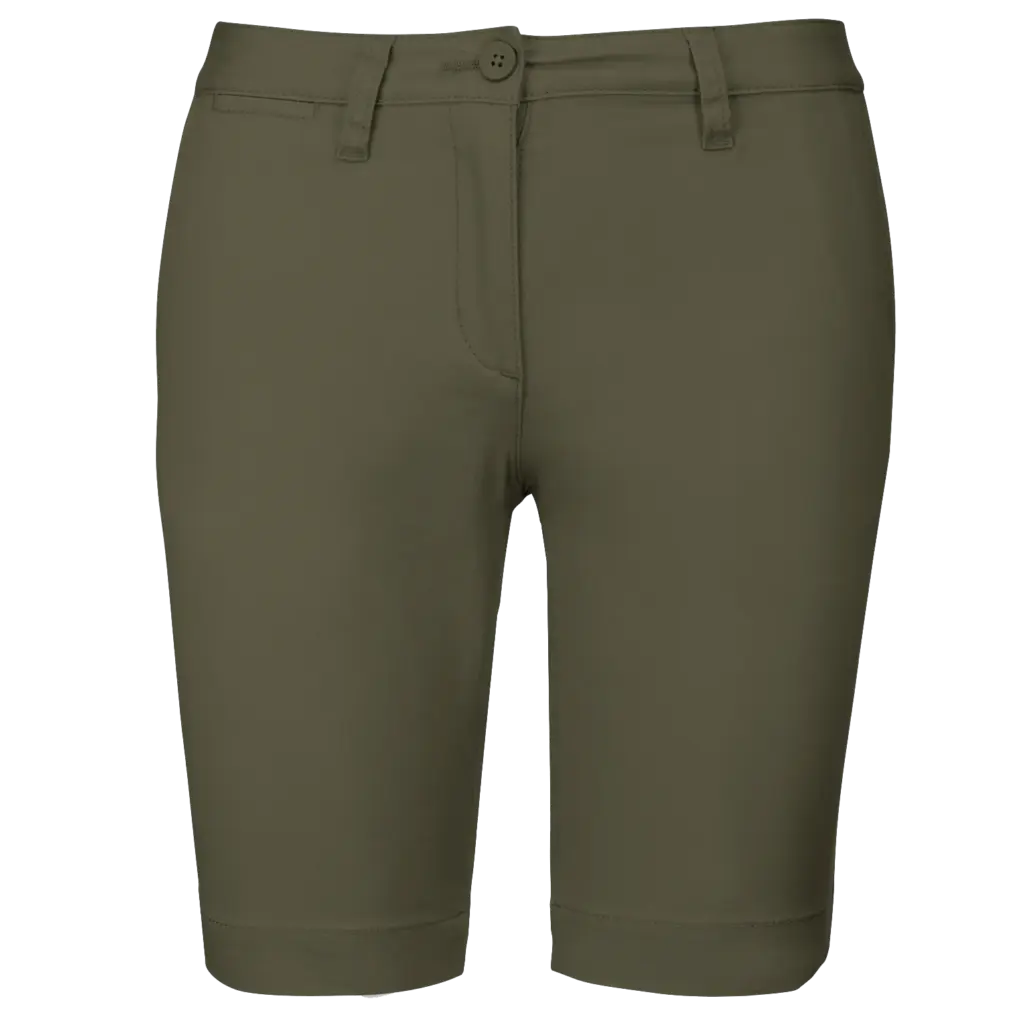 Ladies Chino Bermuda Shorts K751 Custom Stretch Twill 34-48 — product photo 15
