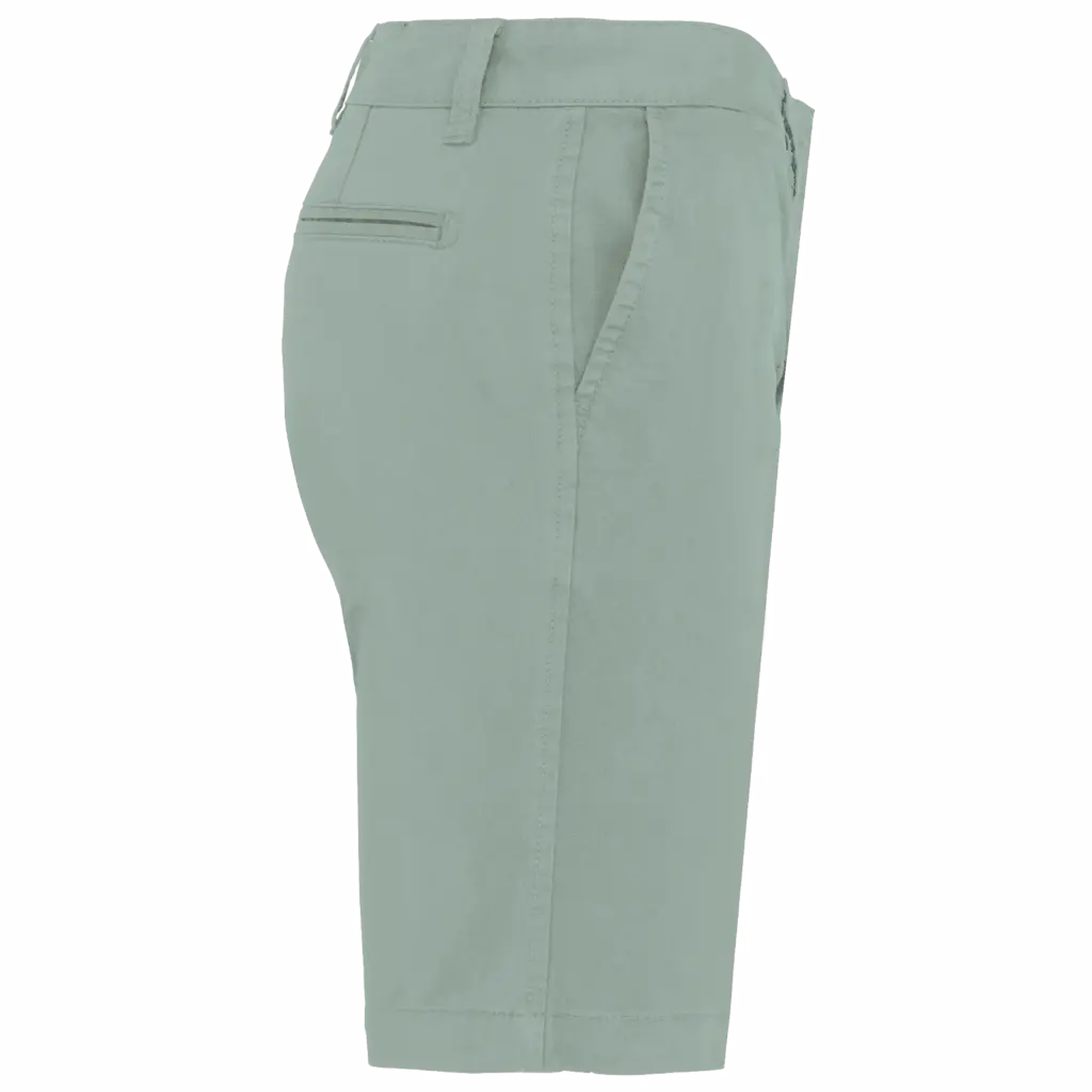 Dames chino bermudashorts, sage — productfoto 15