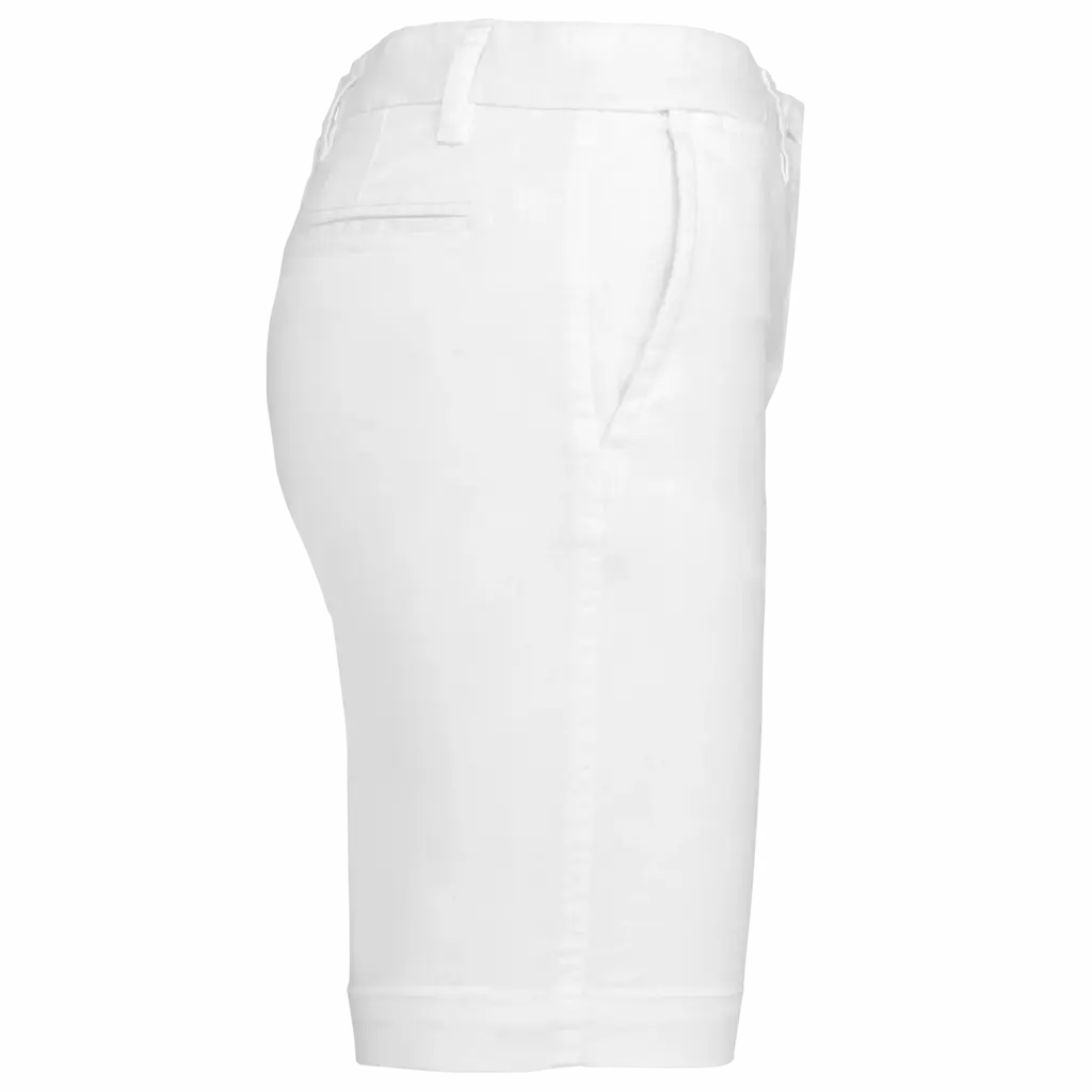 Dames chino bermudashorts, white — productfoto 16