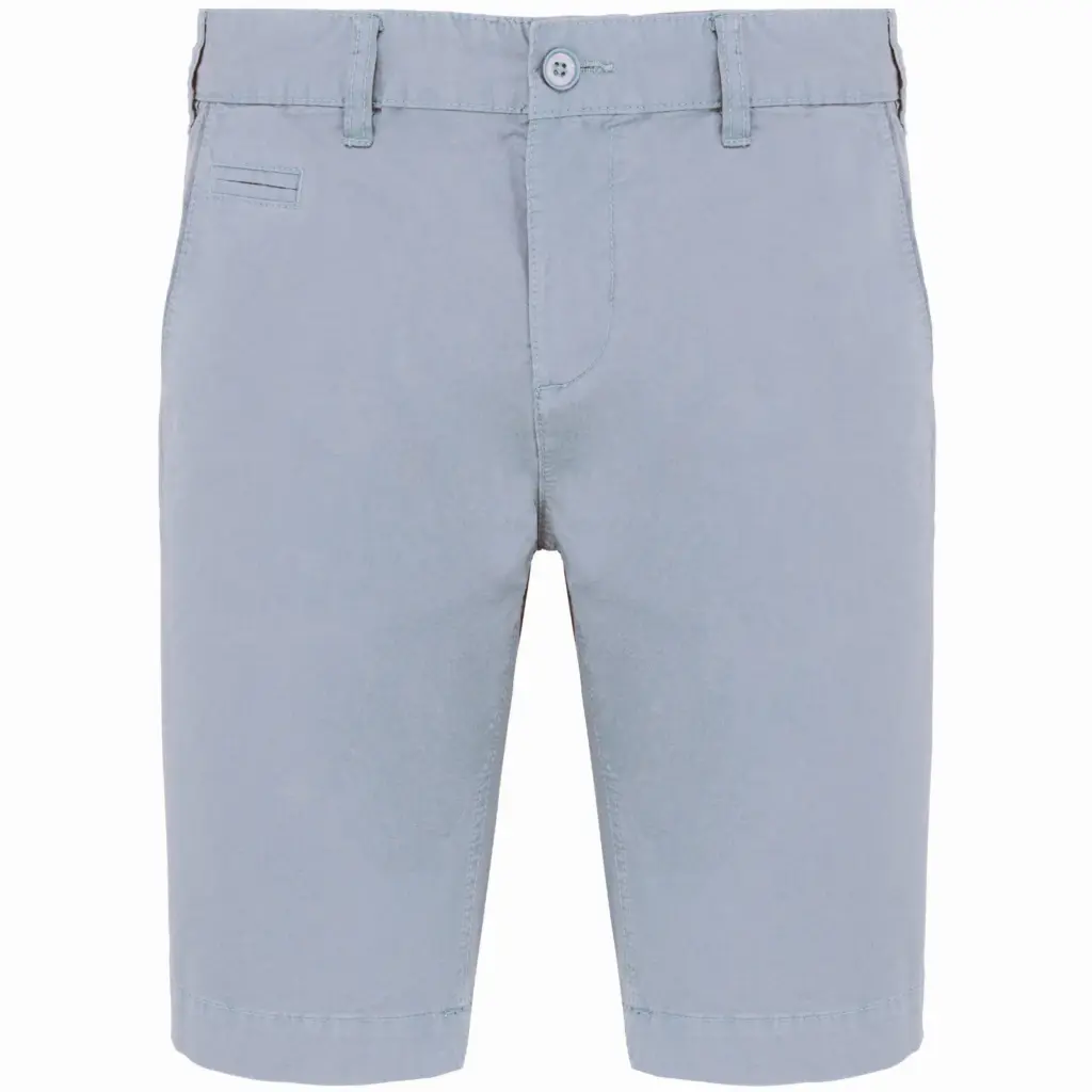 Herenbermuda met verwassen look