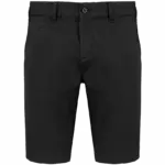 Herenbermuda met verwassen look, washed charcoal — productfoto 4
