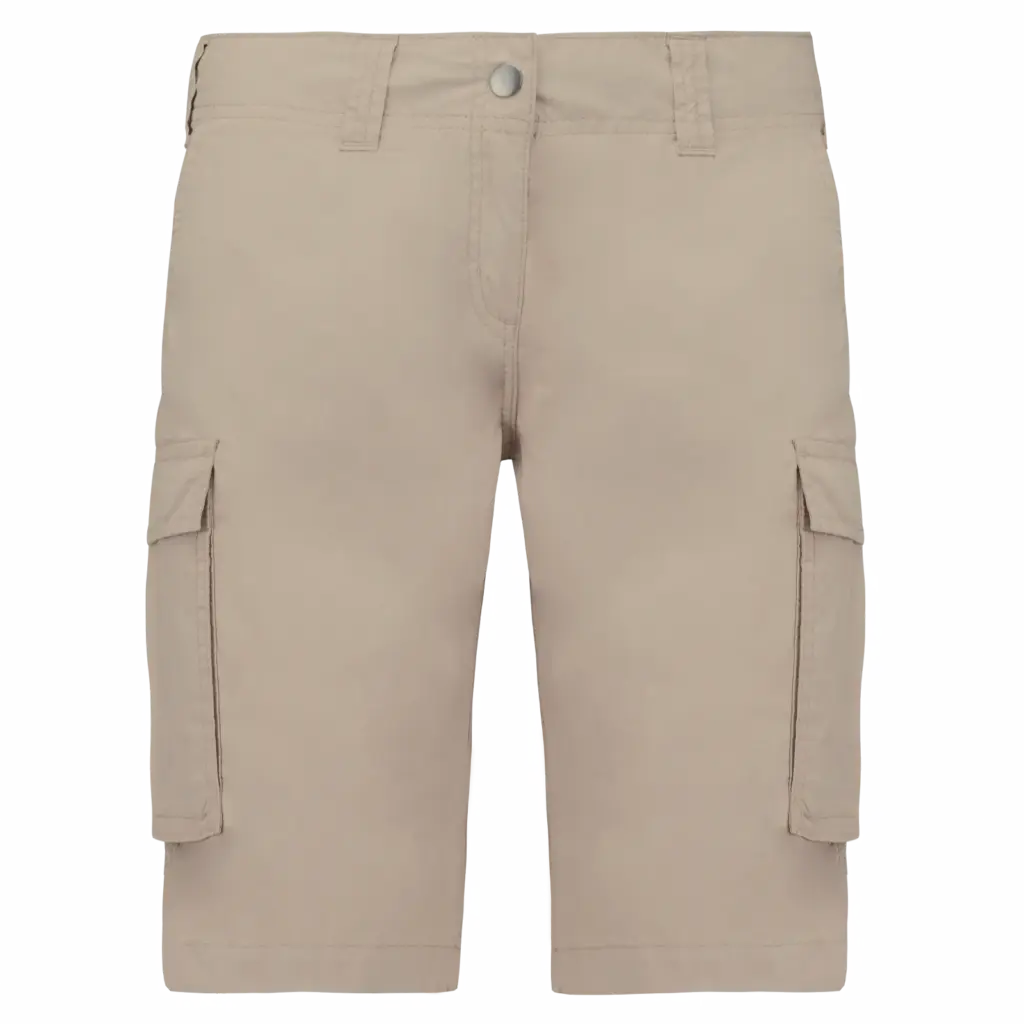 Custom Women's Cargo Bermuda K756 Cotton Poplin 34-46 FR — product photo 6