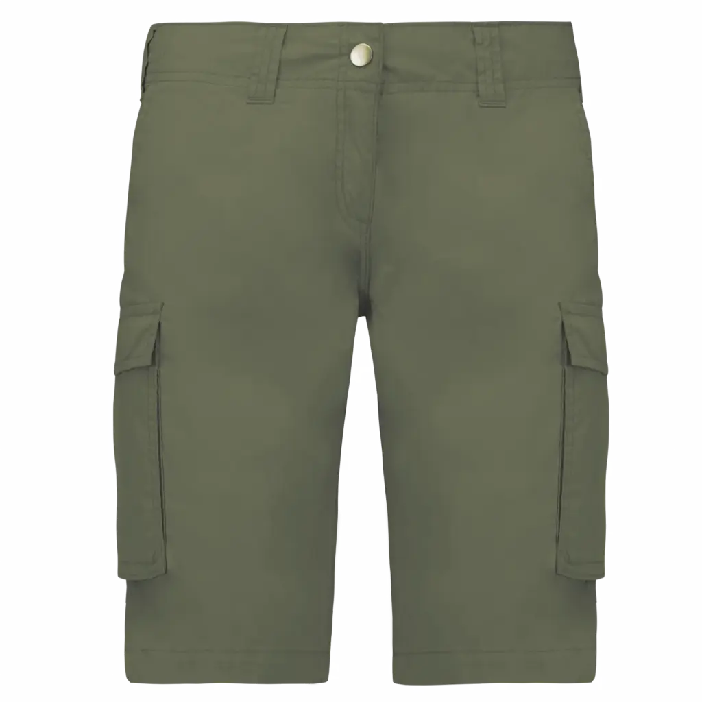 Custom Women's Cargo Bermuda K756 Cotton Poplin 34-46 FR — product photo 8