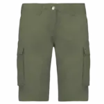 Custom Women's Cargo Bermuda K756 Cotton Poplin 34-46 FR — product photo 8