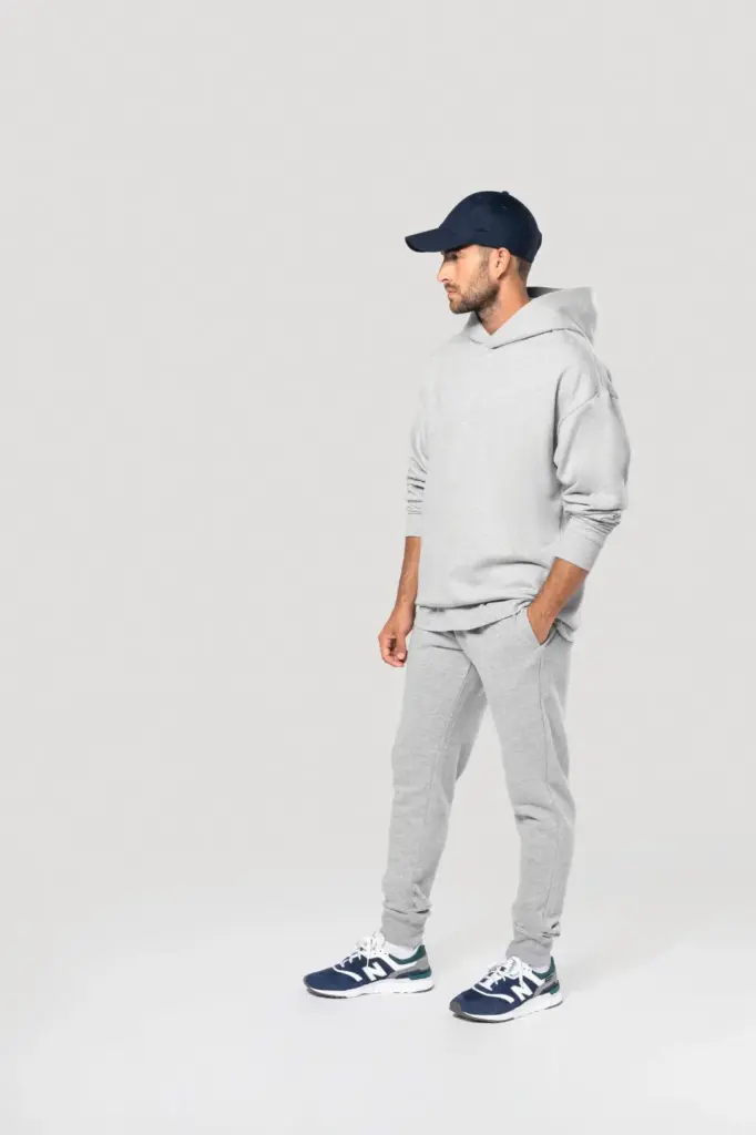 Ecologische fleece joggingbroek voor heren — productfoto 3