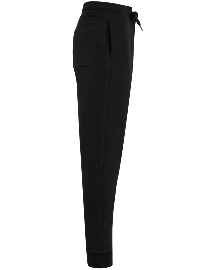 Ecologische fleece joggingbroek voor heren, black — productfoto 5