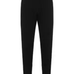 Ecologische fleece joggingbroek voor heren, black — productfoto 6