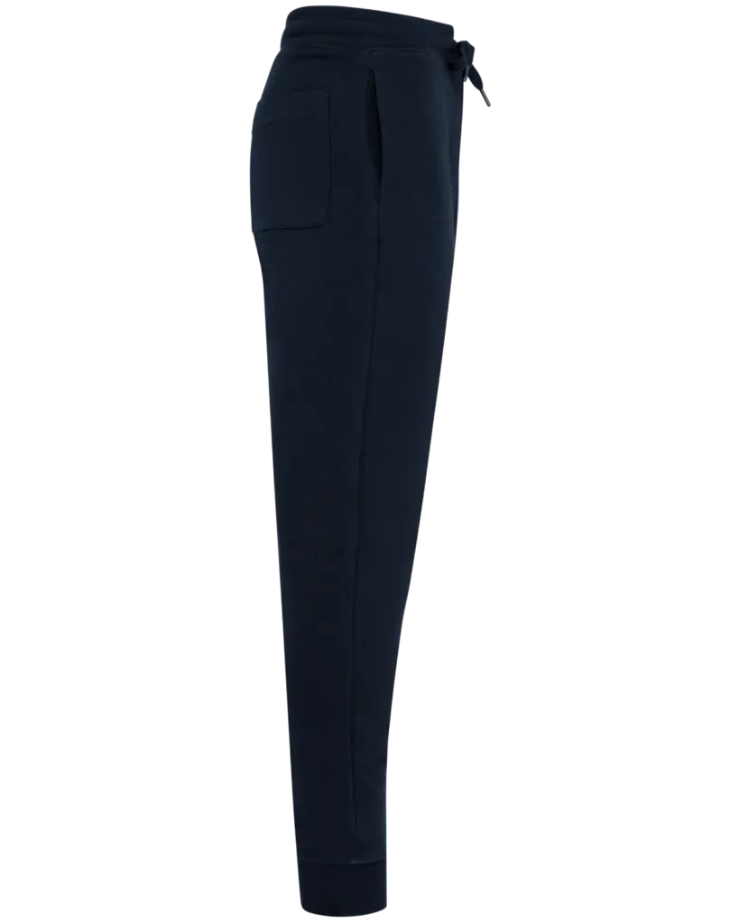 Ecologische fleece joggingbroek voor heren, navy — productfoto 6