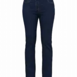Basic damesjeans, blue rinse — productfoto 6
