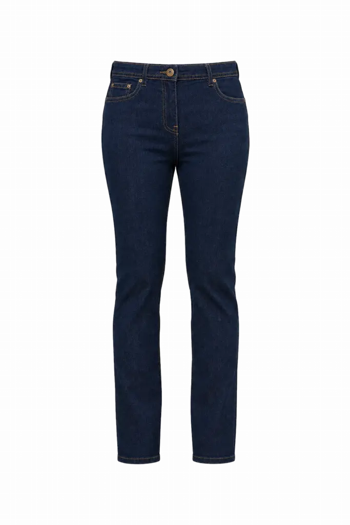 Damen Jeans K759 bedrucken Stretch Blue Rinse 34-48 FR — Produktfoto 6