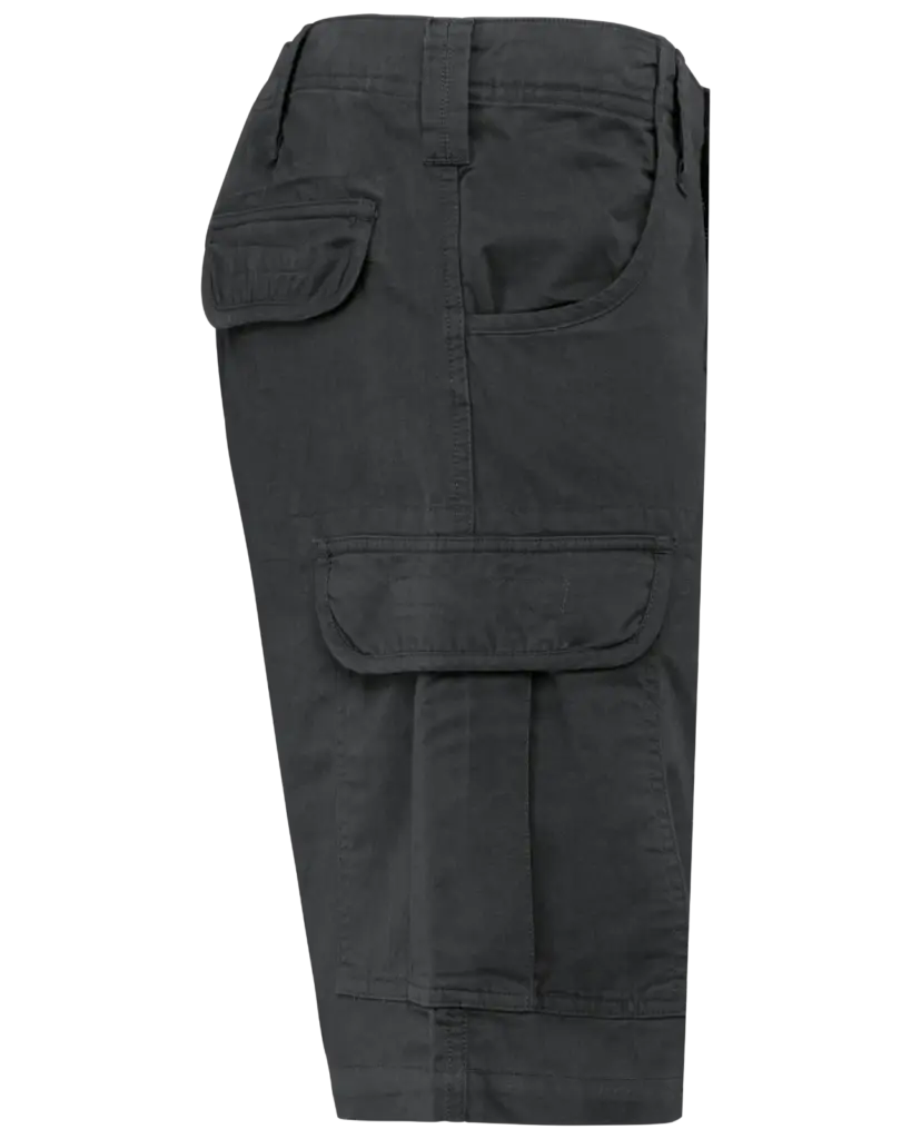 Heren bermuda met meerdere zakken, dark grey — productfoto 6