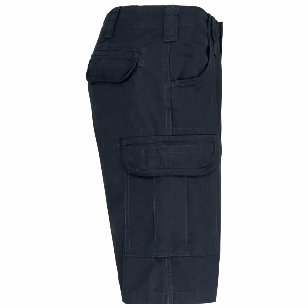 Heren bermuda met meerdere zakken, dark navy — productfoto 7