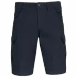 Heren bermuda met meerdere zakken, dark navy — productfoto 8