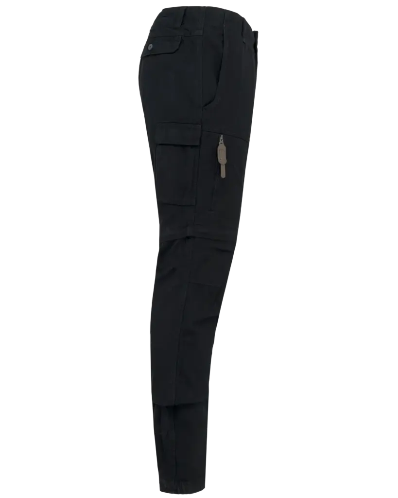 Heren 2-in-1 broek met meerdere zakken, black — productfoto 5
